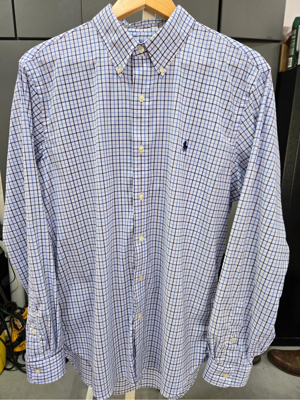 Classic Fit Checked Performance Shirt - Picture 8 of 8